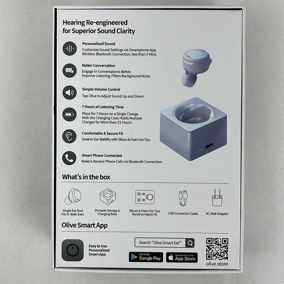 Olive SmartEar Conversation Enhancing Earbud - Picture 4 of 7